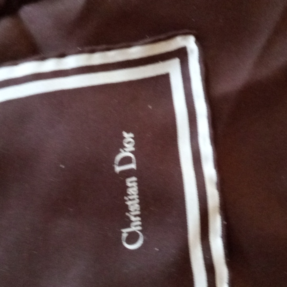 Authentic Christian Dior silk scarf